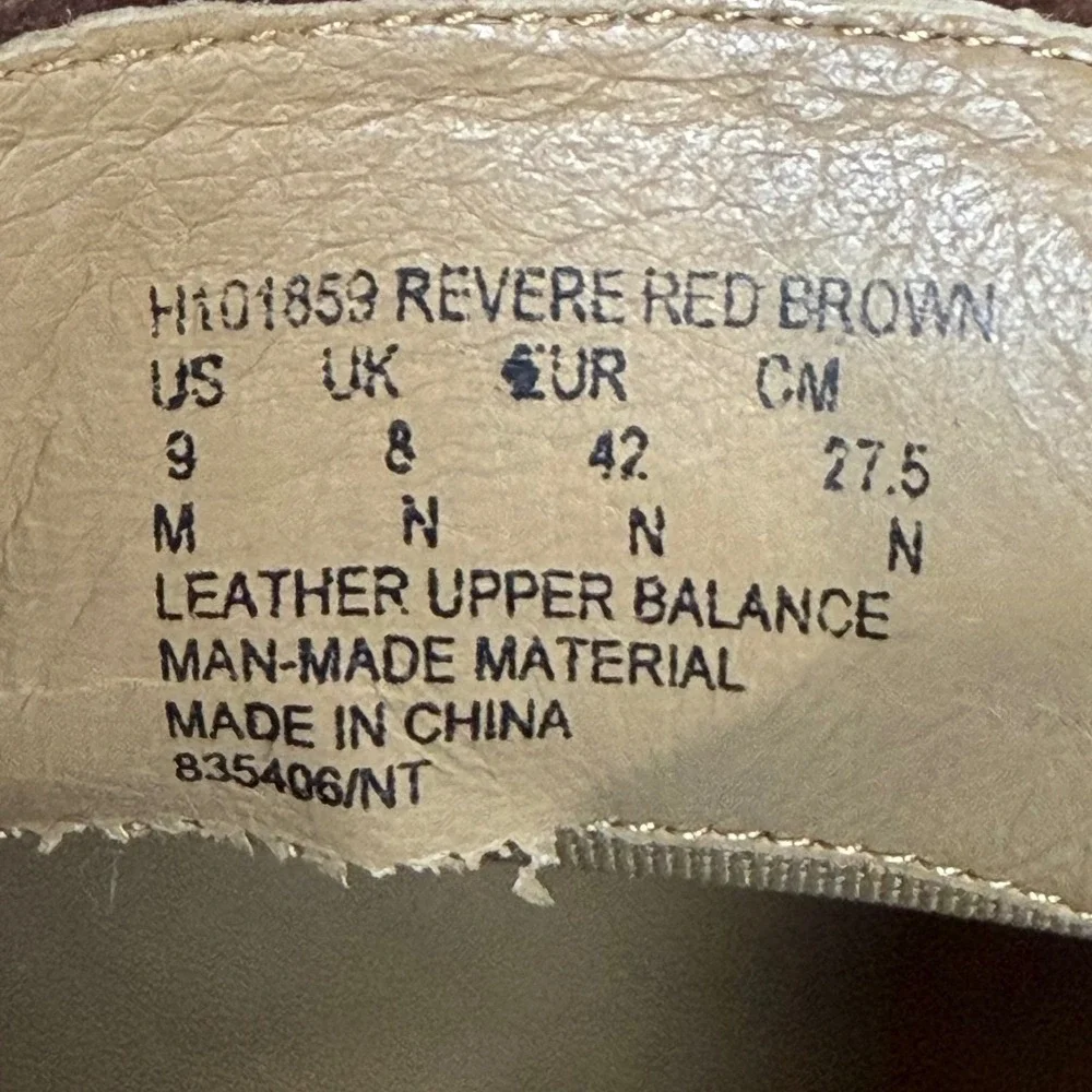 Hush Puppies Revere Brown Suede Boat Shoes Size 9 Mens Moc Toe Laced Nautical